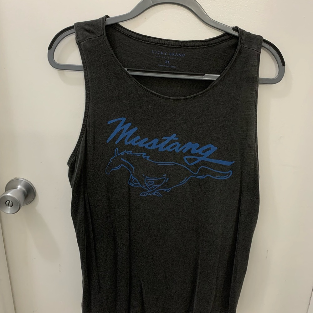 Lucky Brand gray tank top size XL